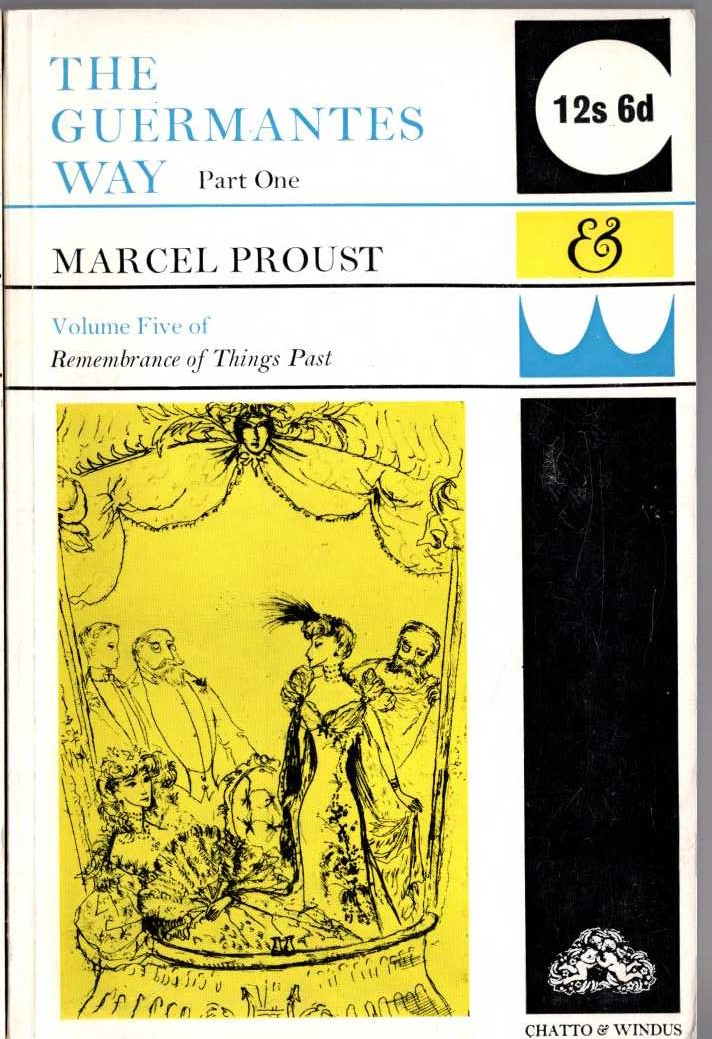 Marcel Proust  THE GUERMANTES WAY. Part One front book cover image