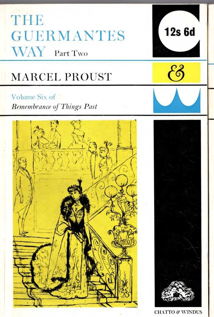 Marcel Proust  THE GUERMANTES WAY. Part Two front book cover image