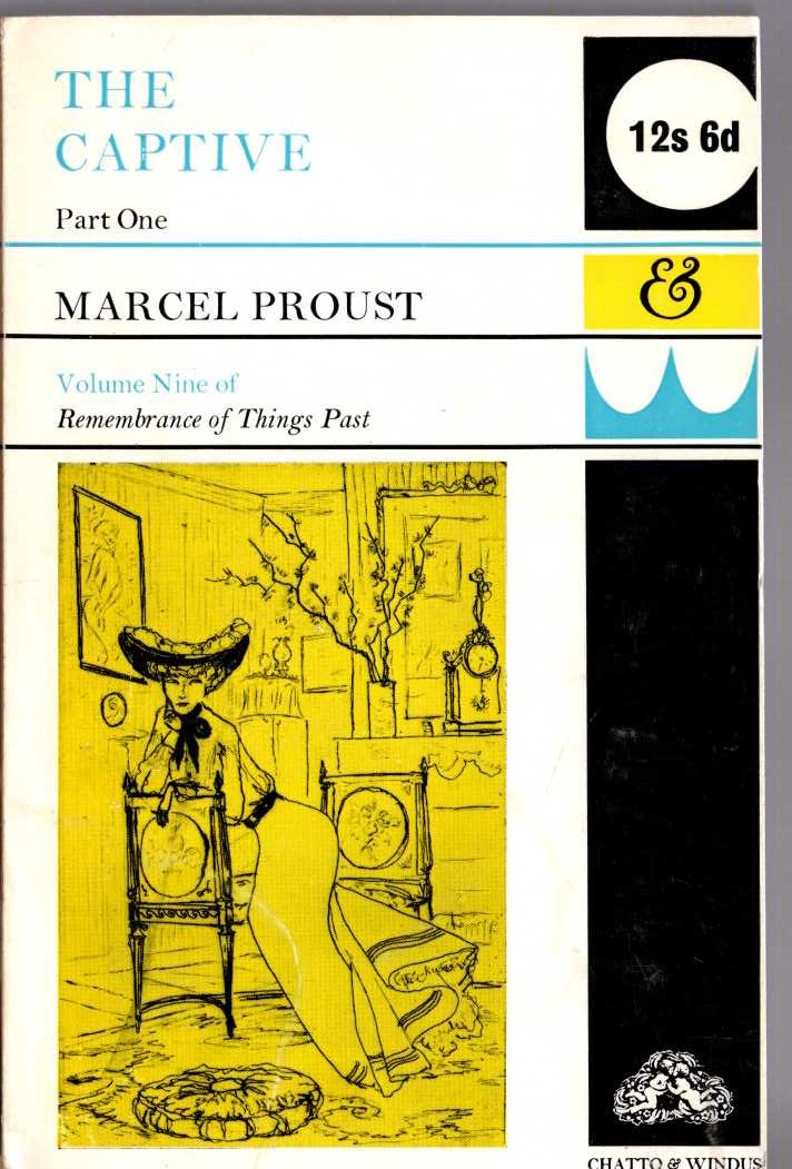 Marcel Proust  THE CAPTIVE. Part One front book cover image