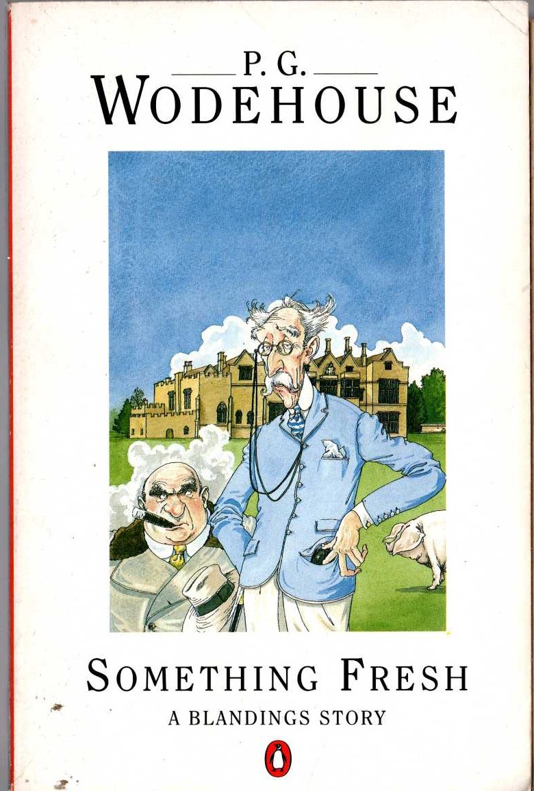 P.G. Wodehouse  SOMETHING FRESH front book cover image