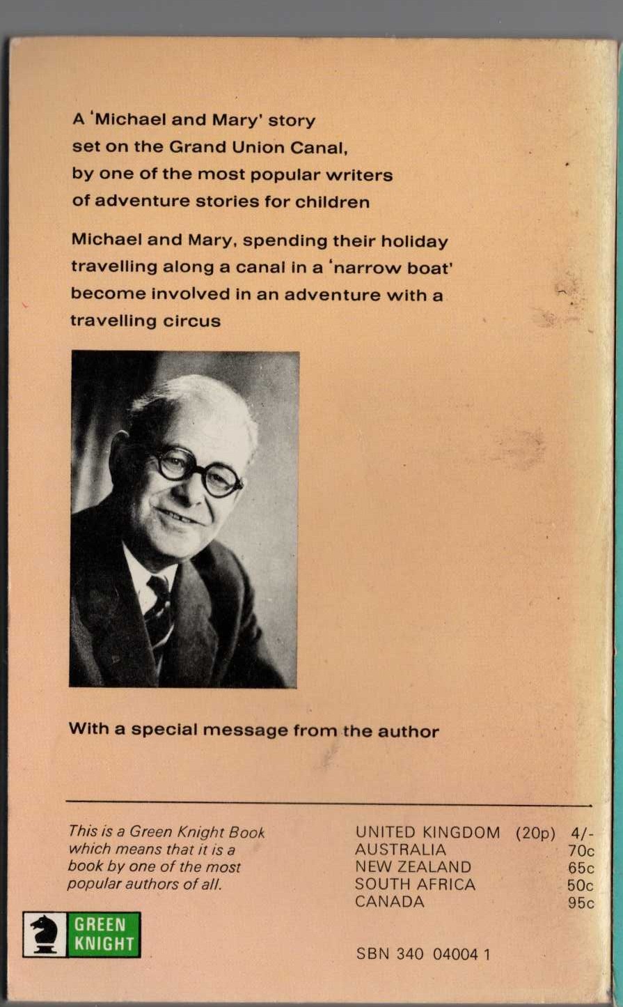 Malcolm Saville  YOUNG JOHNNIE BIMBO magnified rear book cover image