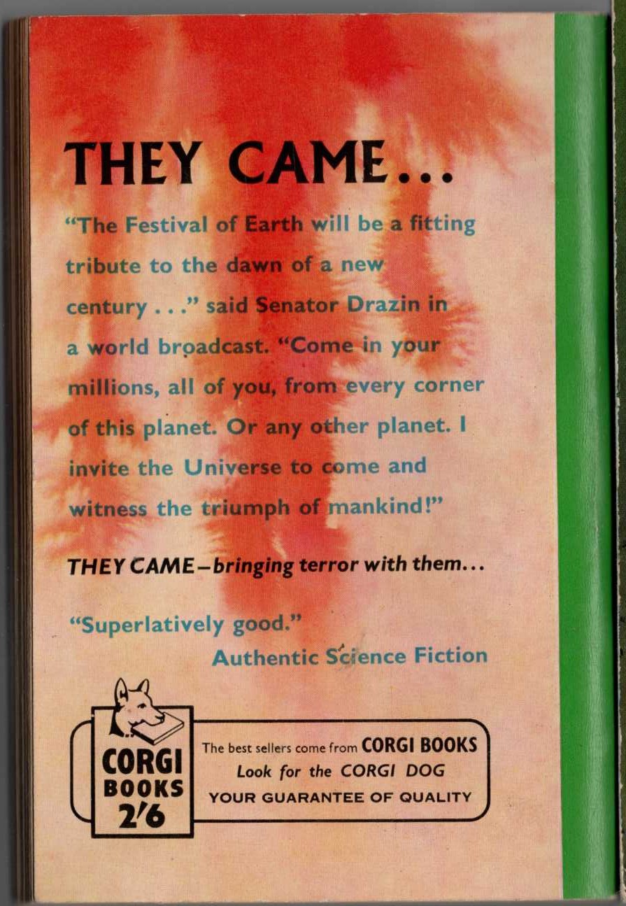 Charles Eric Maine  CRISIS 2000 magnified rear book cover image