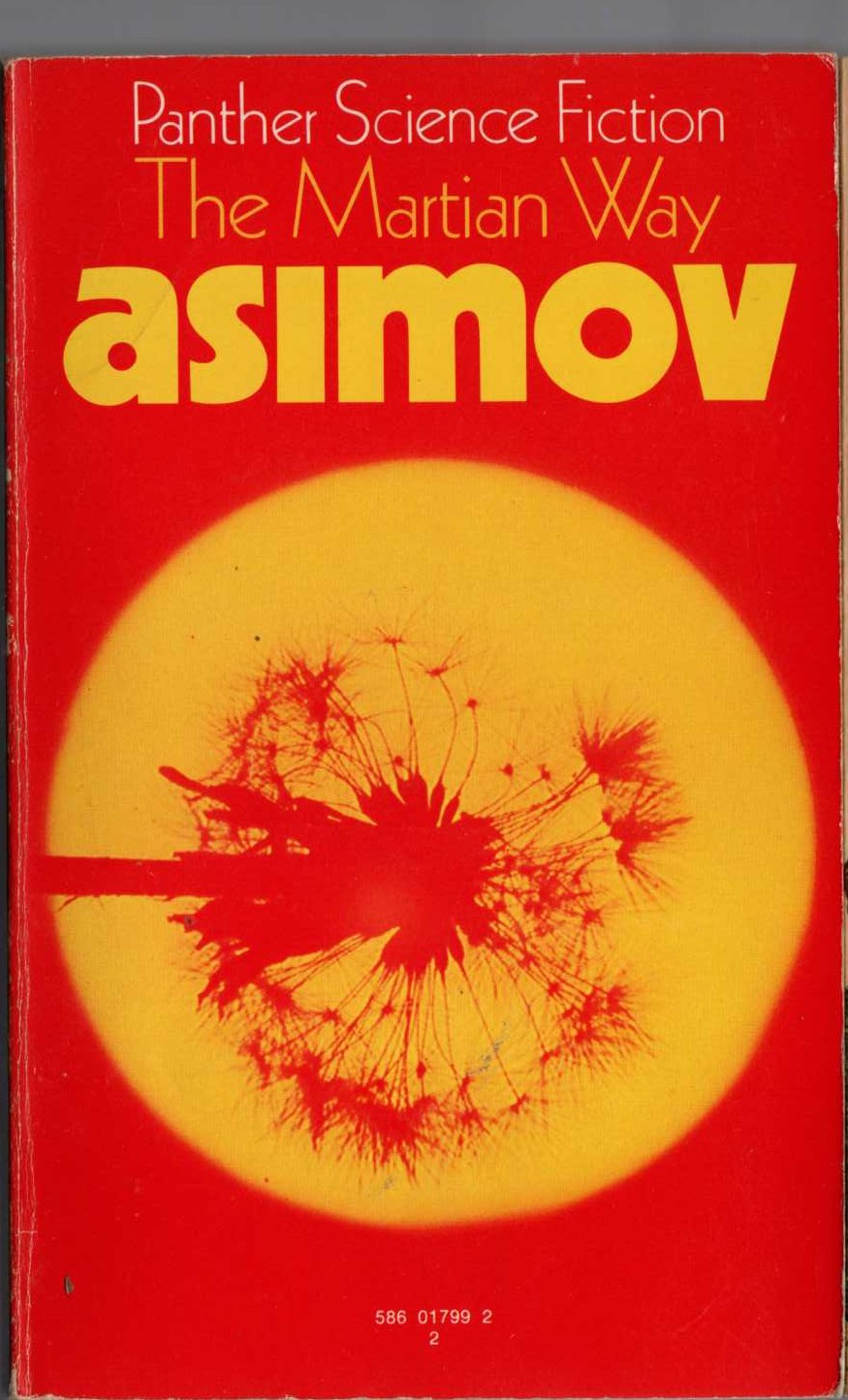 Isaac Asimov  THE MARTIAN WAY front book cover image