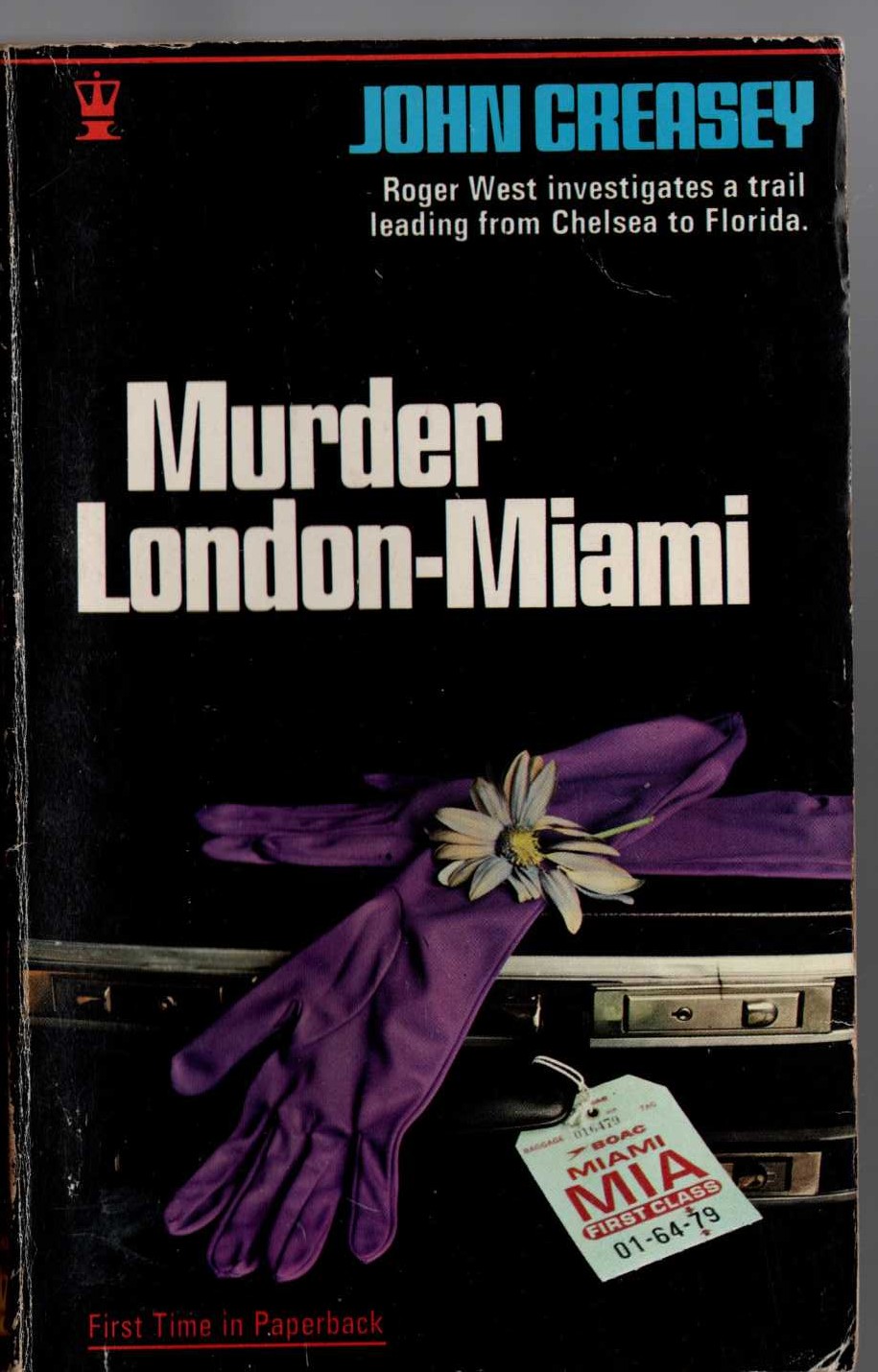 John Creasey  MURDER, LONDON - MIAMI front book cover image