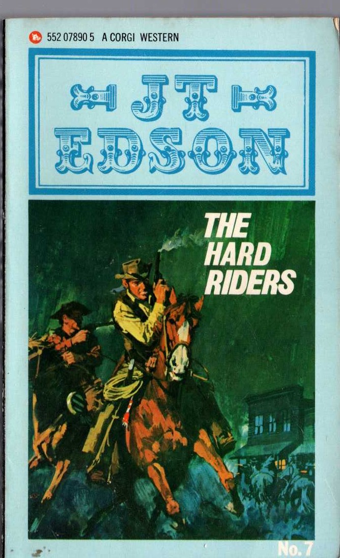 J.T. Edson  THE HARD RIDERS front book cover image