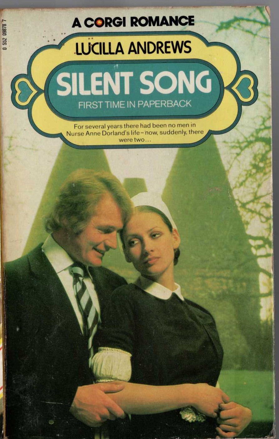 Lucilla Andrews  SILENT SONG front book cover image