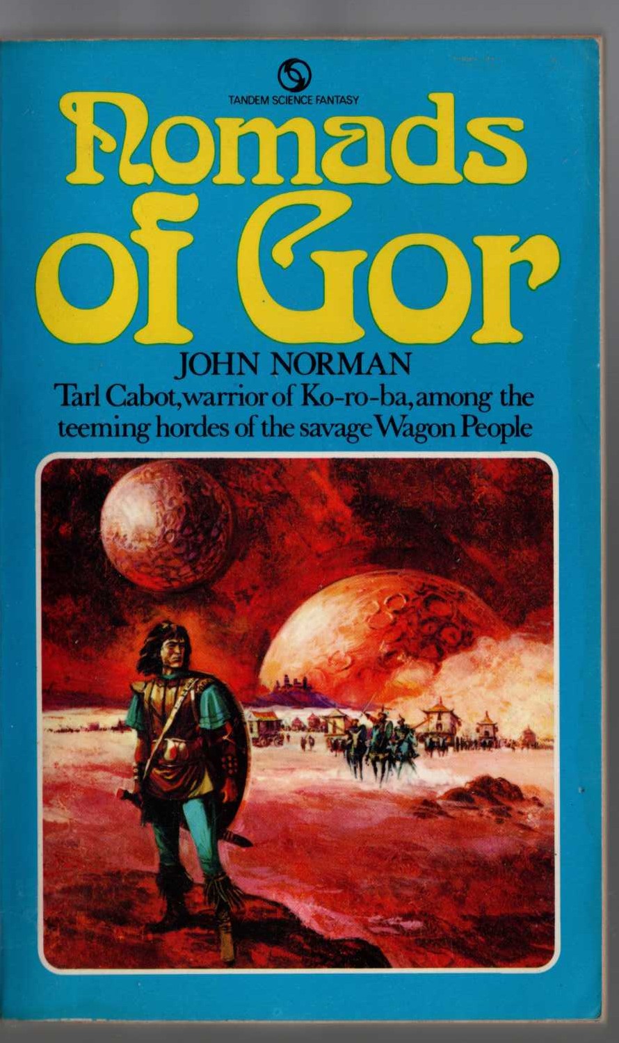 John Norman  NOMADS OF GOR front book cover image