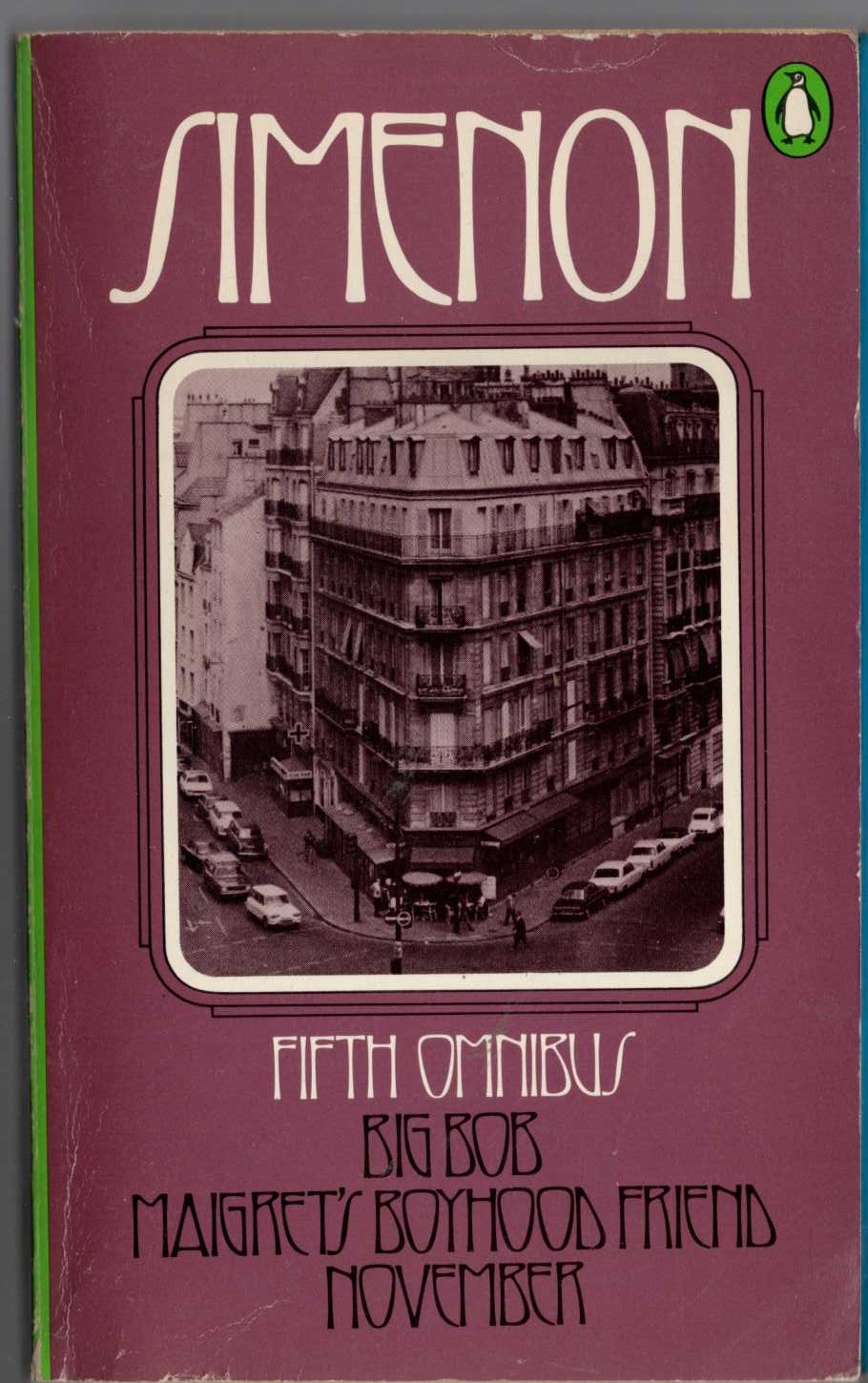 Georges Simenon  THE FIFTH SIMENON OMNIBUS: BIG BOB/ MAIGRET'S BOYHOOD FRIEND/ NOVEMBER front book cover image