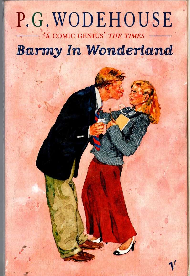 P.G. Wodehouse  BARMY IN WONDERLAND front book cover image