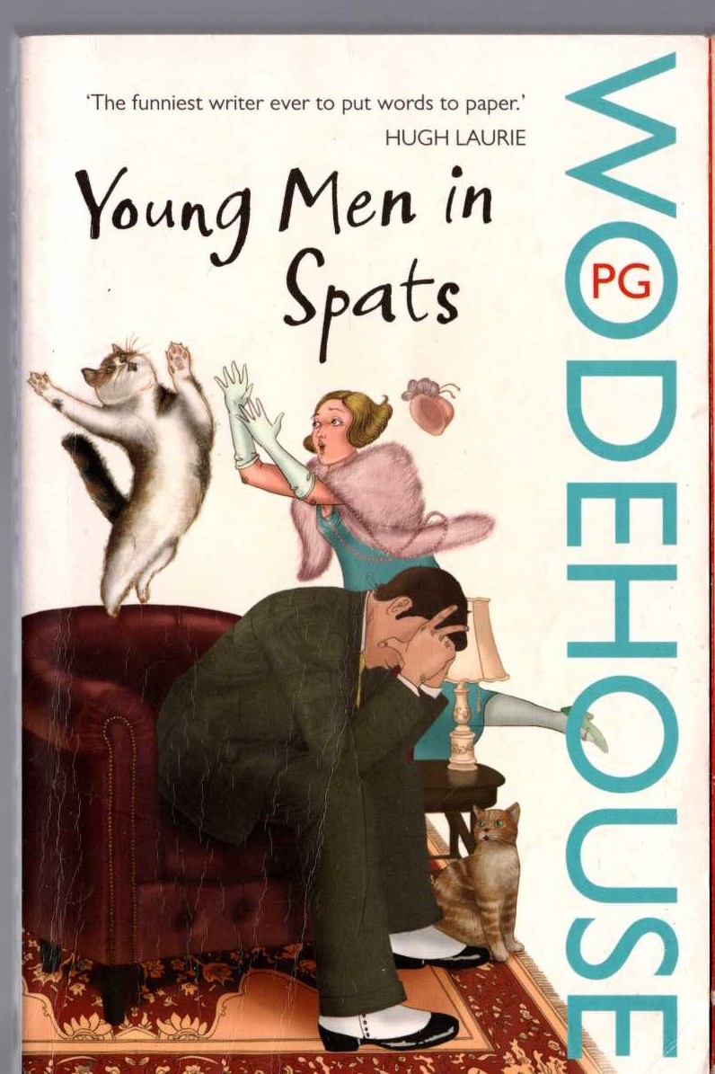 P.G. Wodehouse  YOUNG MEN IN SPATS front book cover image