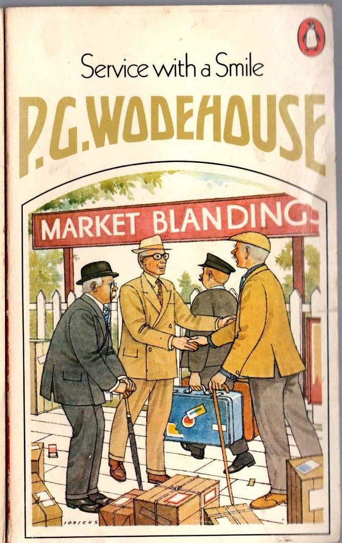 P.G. Wodehouse  SERVICE WITH A SMILE front book cover image