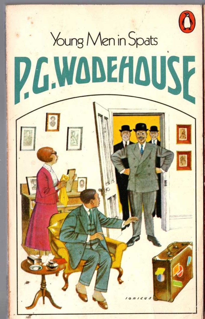 P.G. Wodehouse  YOUNG MEN IN SPATS front book cover image