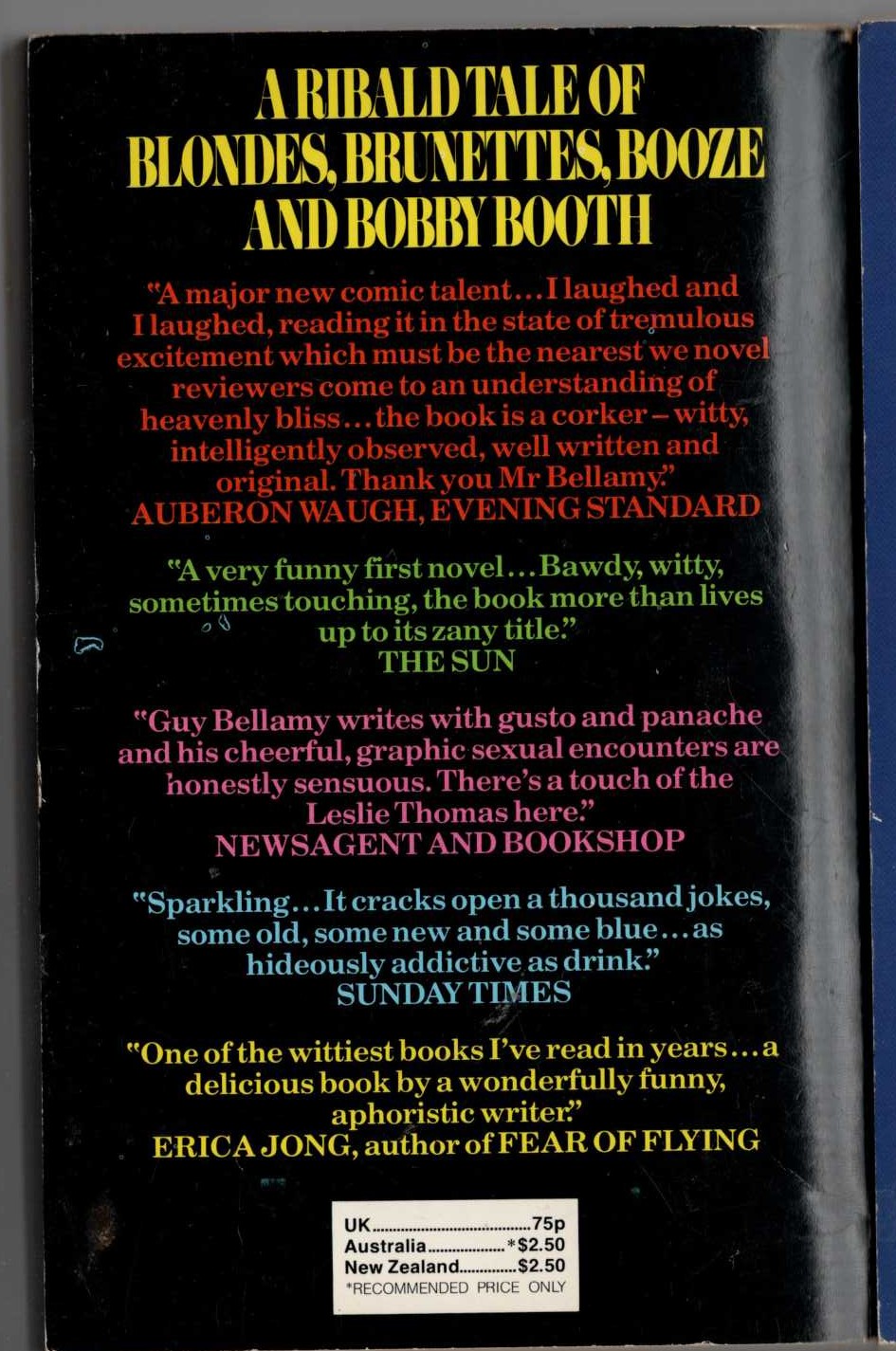 Guy Bellamy  THE SECRET LEMONADE DRINKER magnified rear book cover image