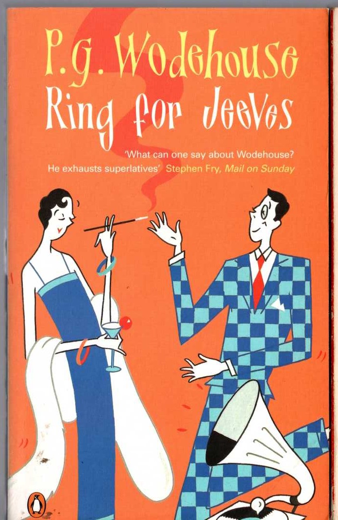 P.G. Wodehouse  RING FOR JEEVES front book cover image