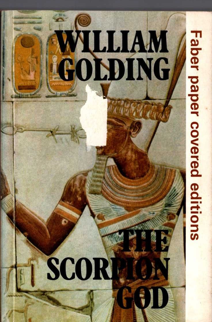 William Golding  THE SCORPIAN GOD front book cover image