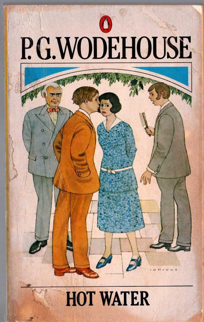 P.G. Wodehouse  HOT WATER front book cover image