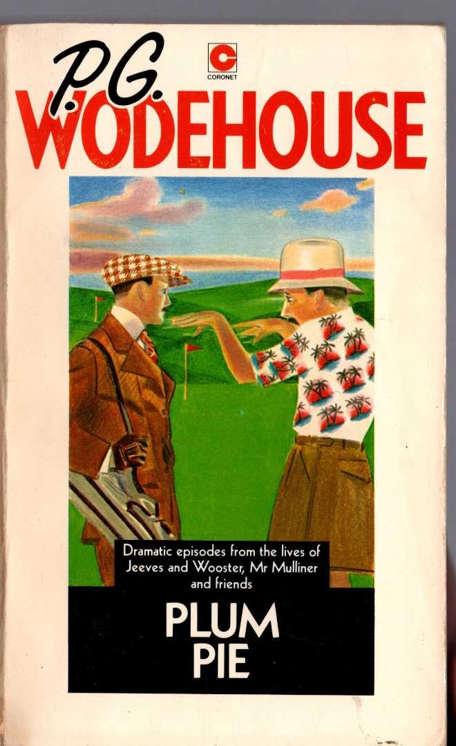 P.G. Wodehouse  PLUM PIE front book cover image