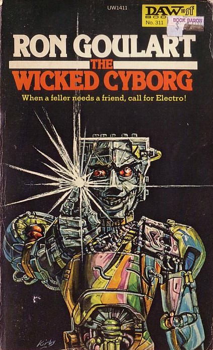 Ron Goulart  THE WICKED CYBORG front book cover image