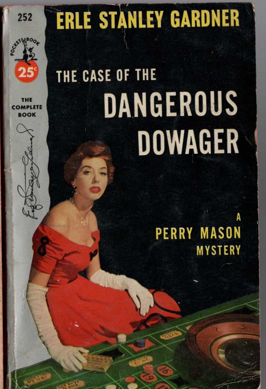 Erle Stanley Gardner  THE CASE OF THE DANGEROUS DOWAGER front book cover image