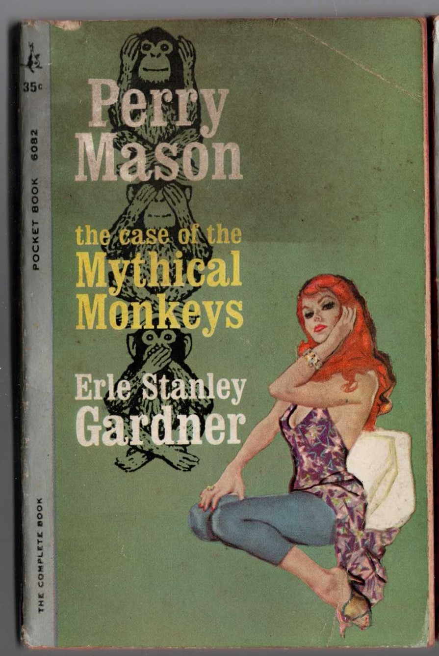 Erle Stanley Gardner  THE CASE OF THE MYTHICAL MONKEYS front book cover image