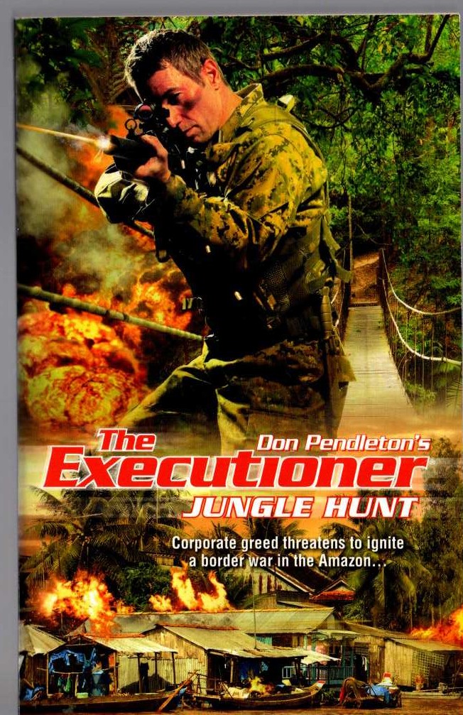 Don Pendleton  THE EXECUTIONER: JUNGLE HUNT front book cover image
