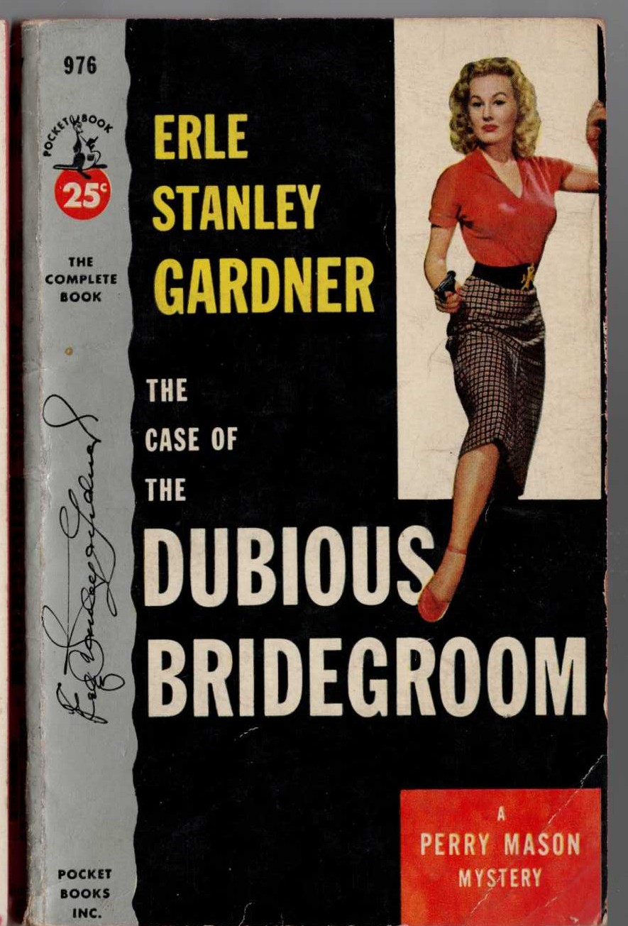 Erle Stanley Gardner  THE CASE OF THE DUBIOUS BRIDEGROOM front book cover image