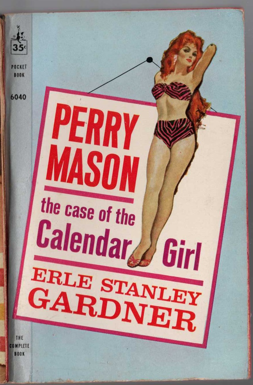 Erle Stanley Gardner  THE CASE OF THE CALENDAR GIRL front book cover image