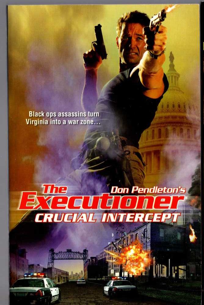 Don Pendleton  THE EXECUTIONER: CRUCIAL INTERCEPT front book cover image