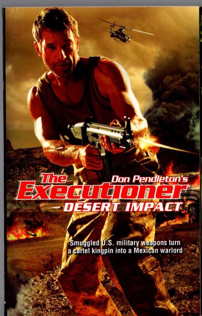 Don Pendleton  THE EXECUTIONER: DESERT IMPACT front book cover image