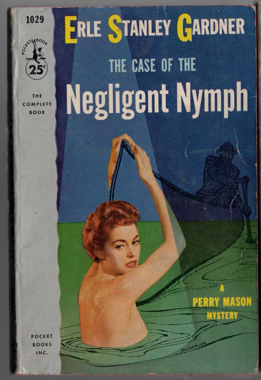 Erle Stanley Gardner  THE CASE OF THE NEGLIGENT NYMPH front book cover image
