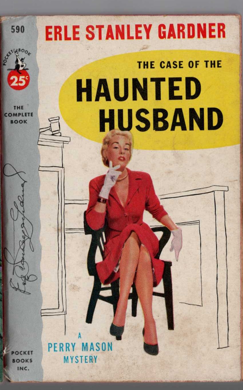Erle Stanley Gardner  THE CASE OF THE HAUNTED HUSBAND front book cover image