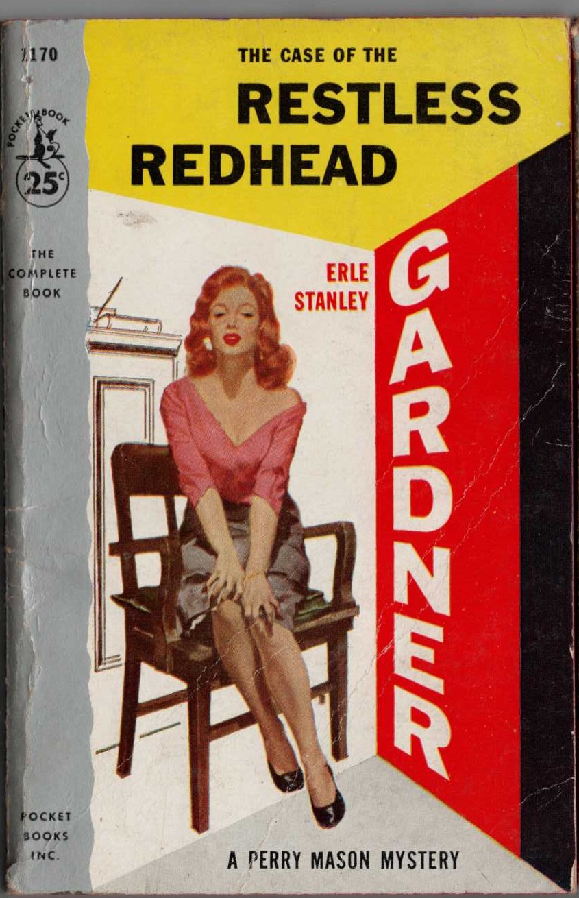 Erle Stanley Gardner  THE CASE OF THE RESTLESS REDHEAD front book cover image