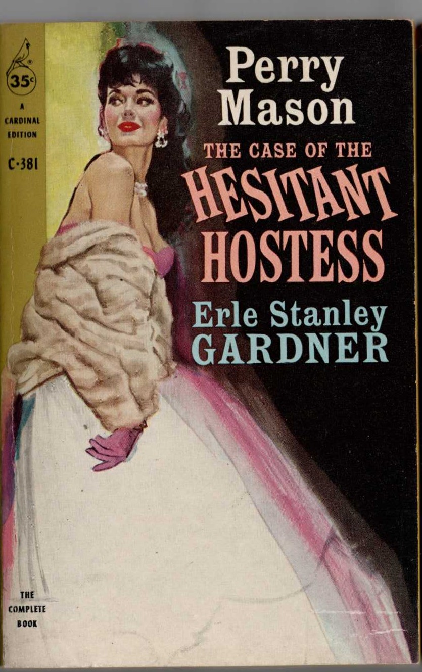 Erle Stanley Gardner  THE CASE OF THE HESITANT HOSTESS front book cover image