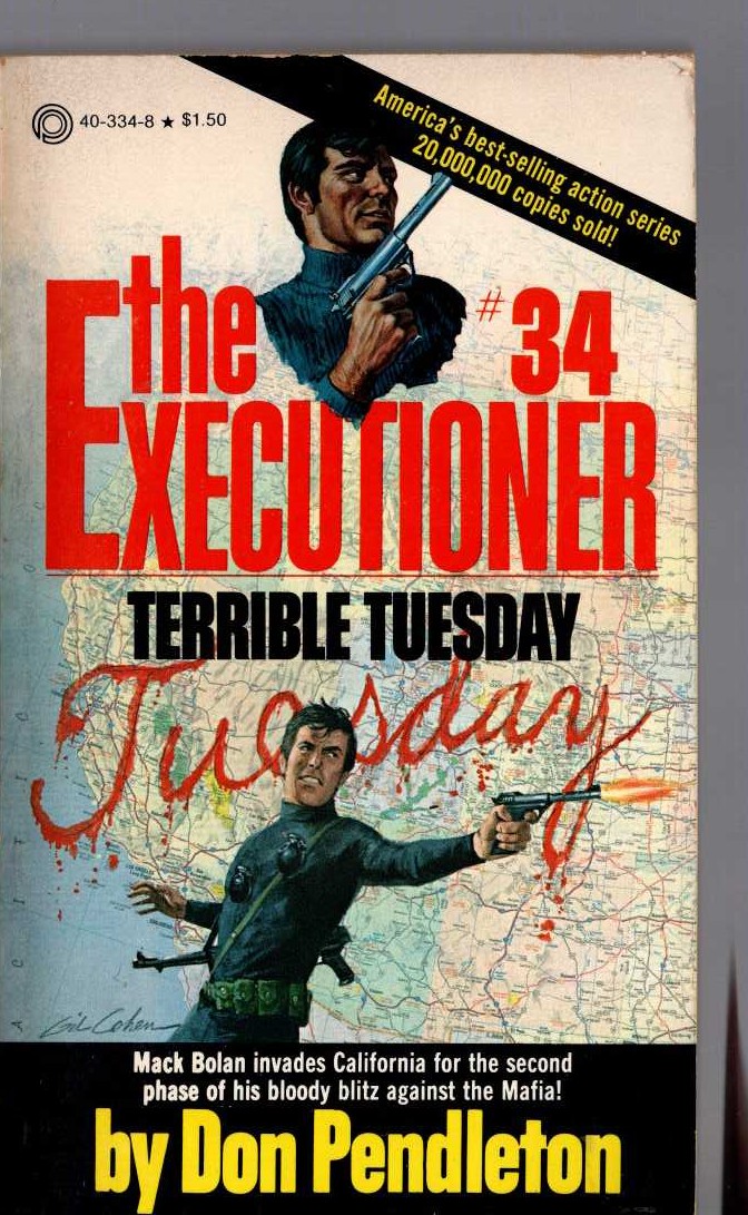 Don Pendleton  THE EXECUTIONER: TERRIBLE TUESDAY front book cover image