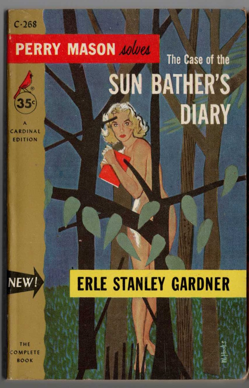 Erle Stanley Gardner  THE CASE OF THE SUNBATHER'S DIARY front book cover image