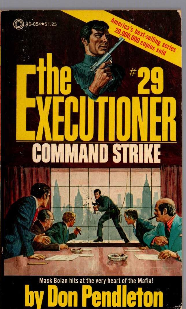 Don Pendleton  THE EXECUTIONER: COMMAND STRIKE front book cover image