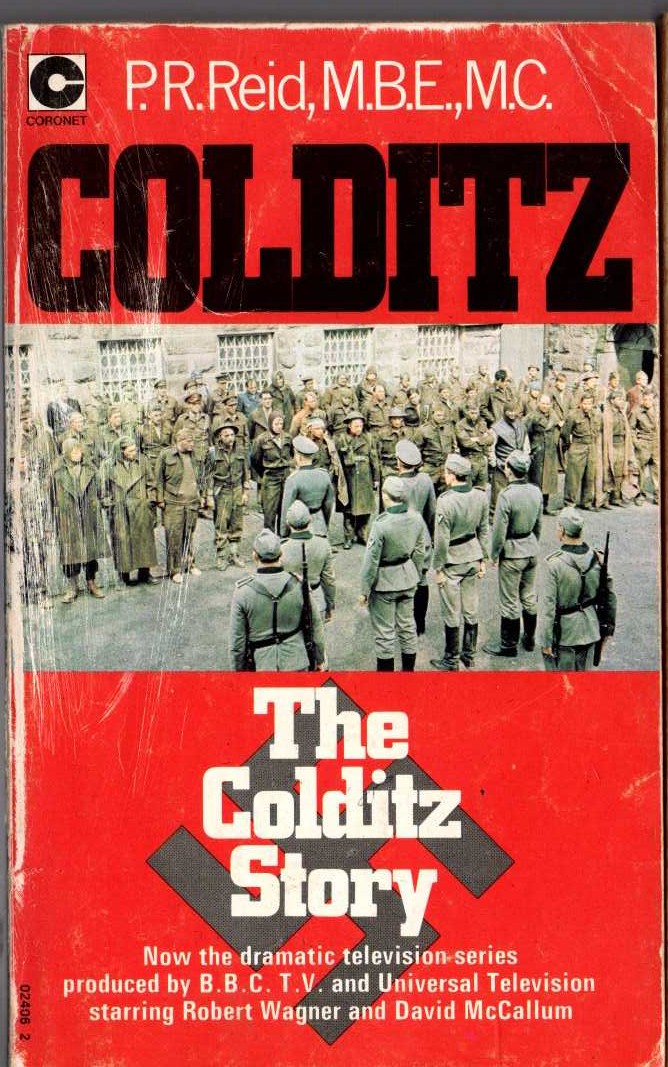 P.R. Reid  THE COLDITZ STORY (Robert Wagner & David McCallum) front book cover image