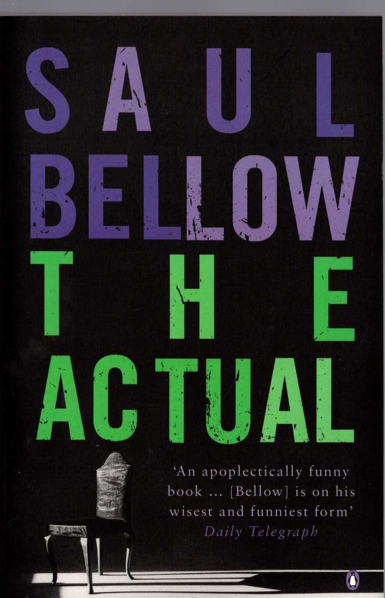 Saul Bellow  THE ACTUAL front book cover image
