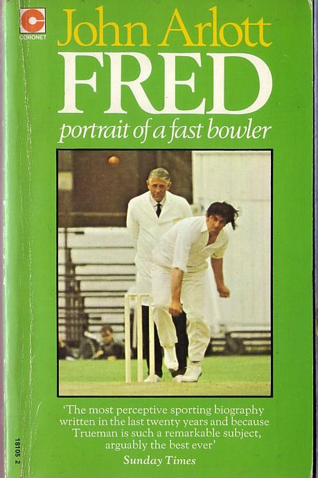 John Arlott  FRED. Portrait of a fast bowler front book cover image