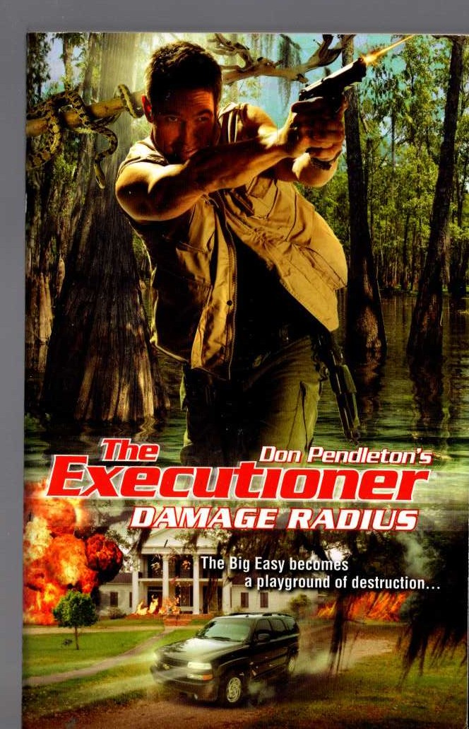 Don Pendleton  THE EXECUTIONER: DAMAGE RADIUS front book cover image