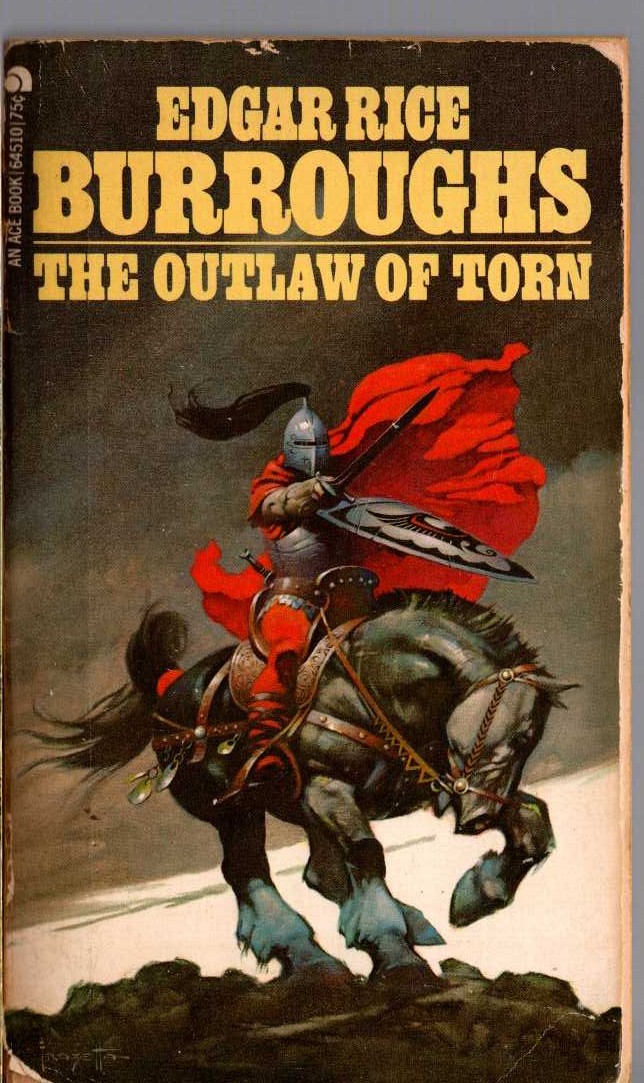 Edgar Rice Burroughs  THE OUTLAW OF TORN front book cover image