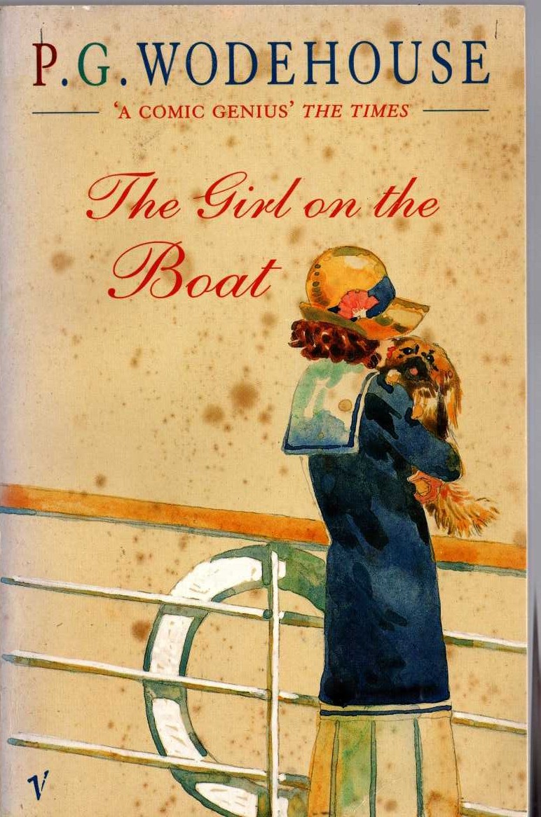 P.G. Wodehouse  THE GIRL ON THE BOAT front book cover image