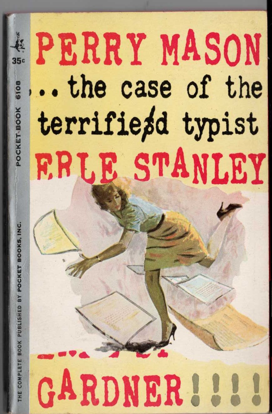 Erle Stanley Gardner  THE CASE OF THE TERRIFIED TYPIST front book cover image