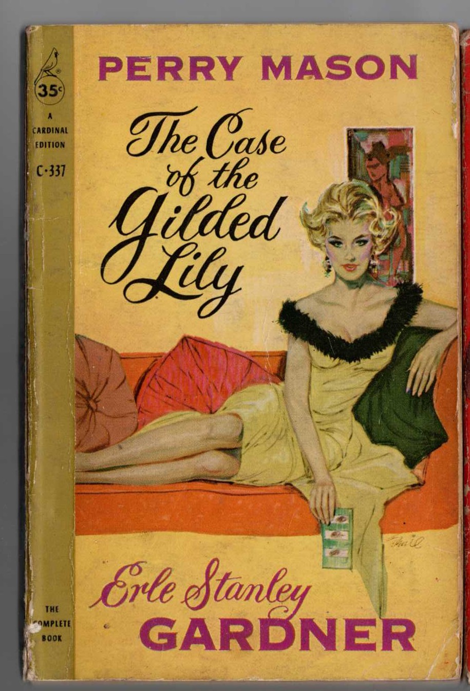 Erle Stanley Gardner  THE CASE OF THE GILDED LILY front book cover image