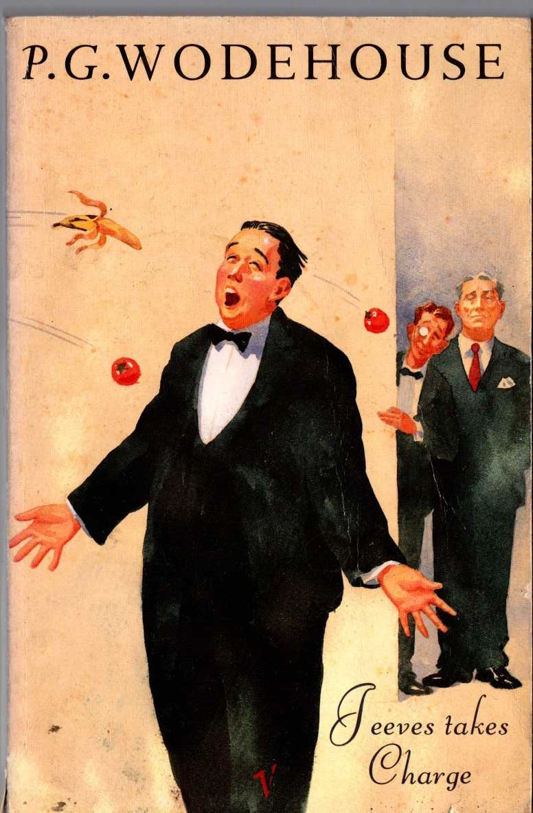 P.G. Wodehouse  JEEVES TAKES CHARGE front book cover image