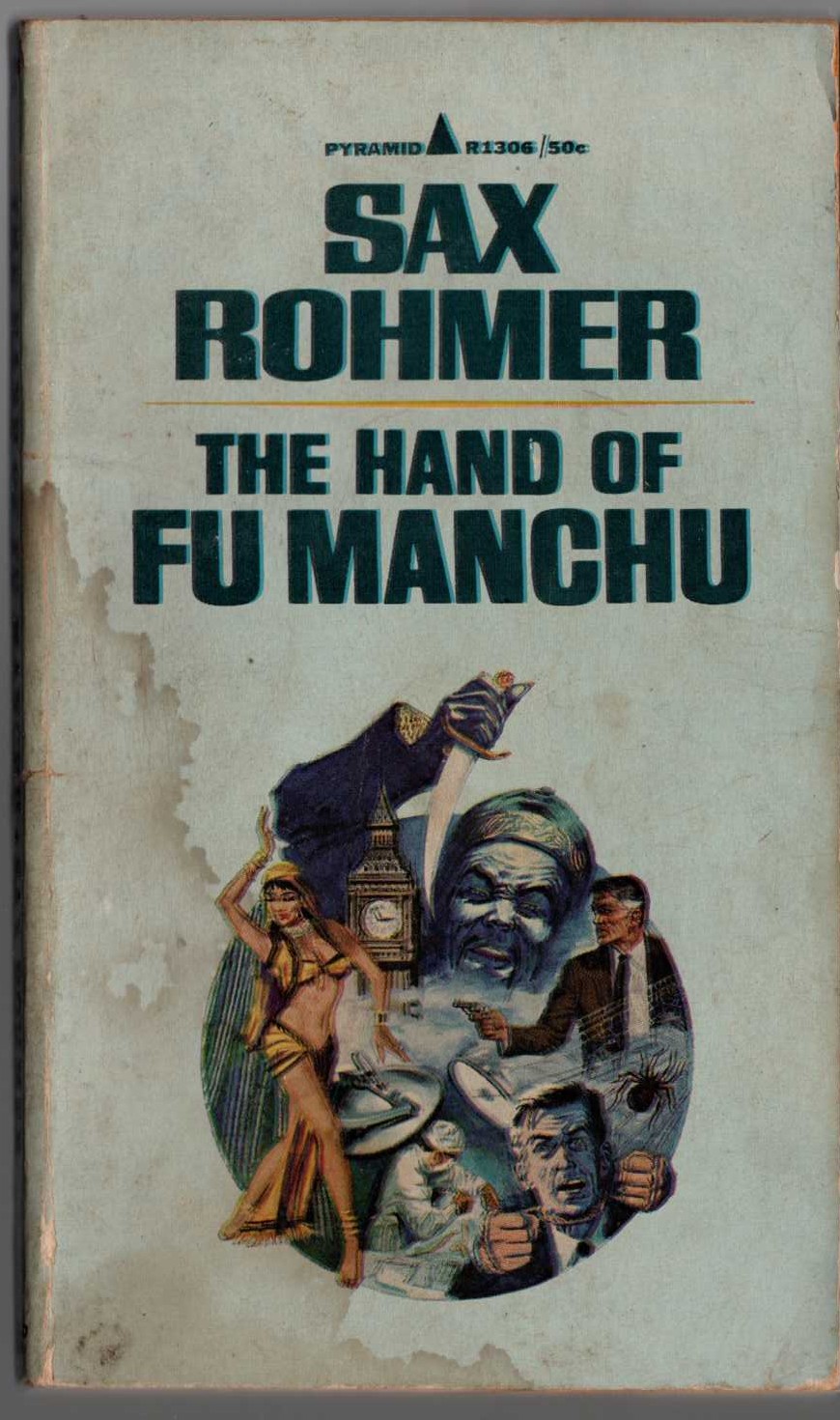 Sax Rohmer  THE HAND OF FU MANCHU front book cover image