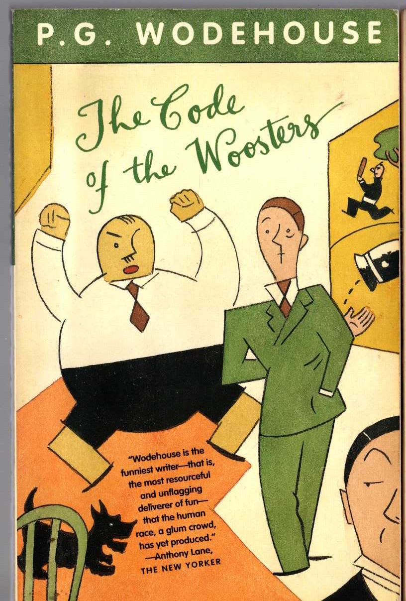 P.G. Wodehouse  THE CODE OF THE WOOSTERS front book cover image