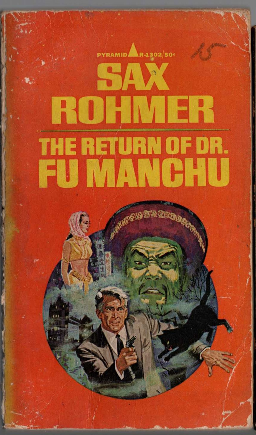 Sax Rohmer  THE RETURN OF DR. FU MANCHU front book cover image