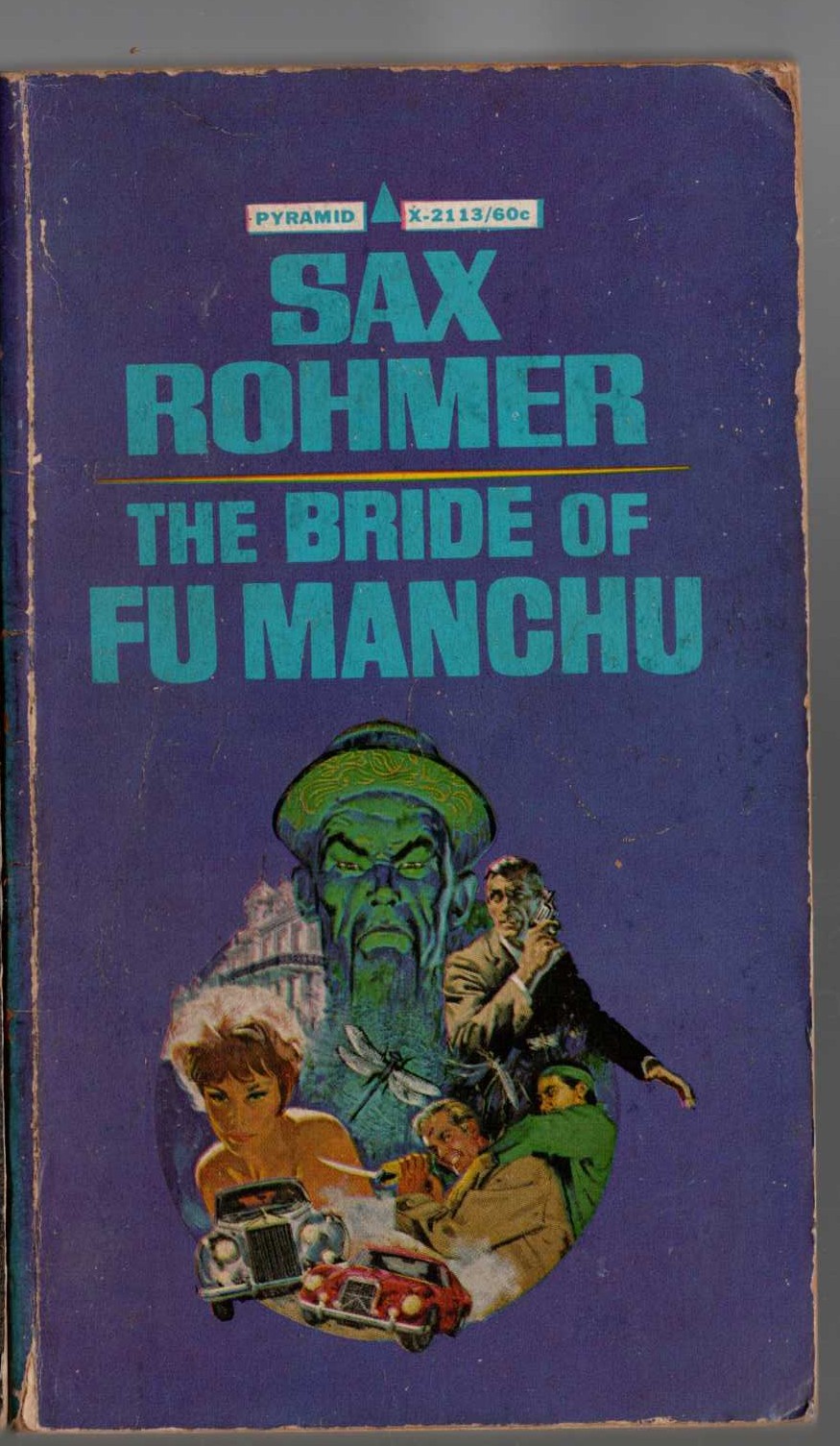 Sax Rohmer  THE BRIDE OF FU MANCHU front book cover image