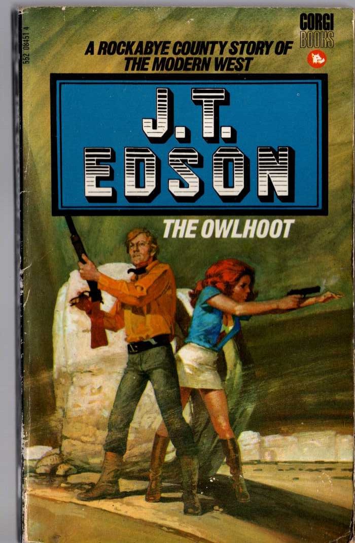 J.T. Edson  THE OWLHOOT front book cover image